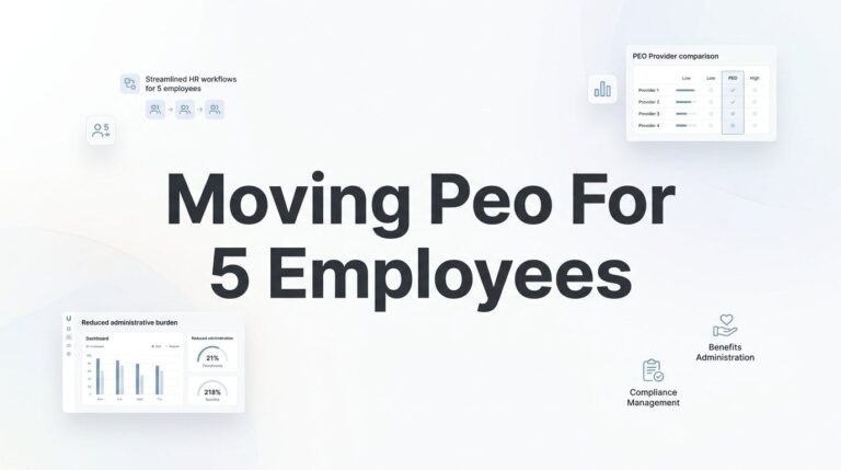 7 Strategies for Switching PEOs with Only 5 Employees