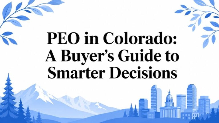 PEO in Colorado: A Buyer’s Guide to Smarter Decisions