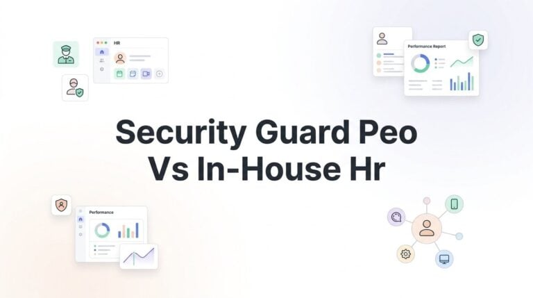 Security Guard PEO vs In-House HR: 7 Decision Factors That Actually Matter