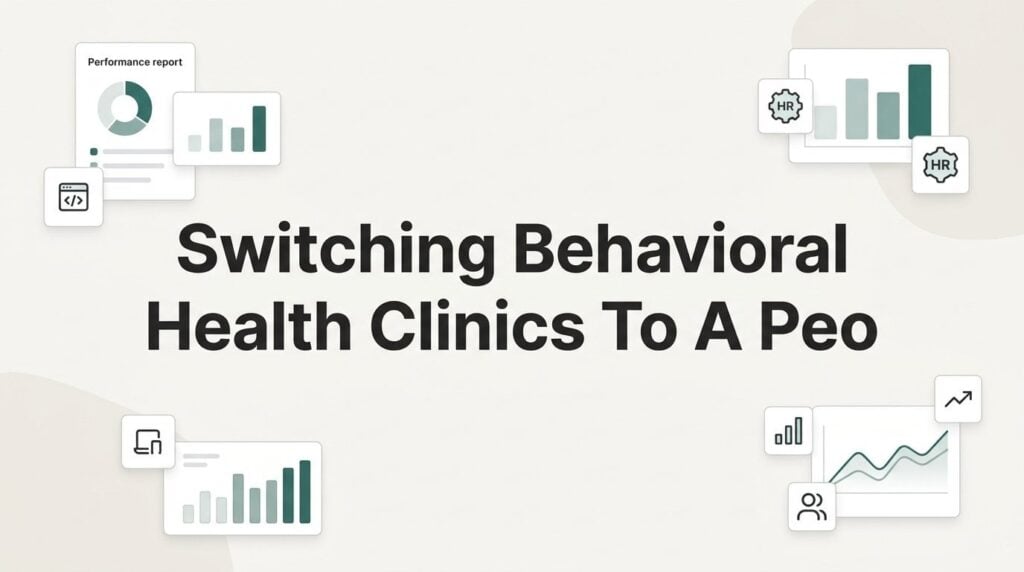 Switching Your Behavioral Health Clinic to a PEO: A Practical Step-by-Step Guide