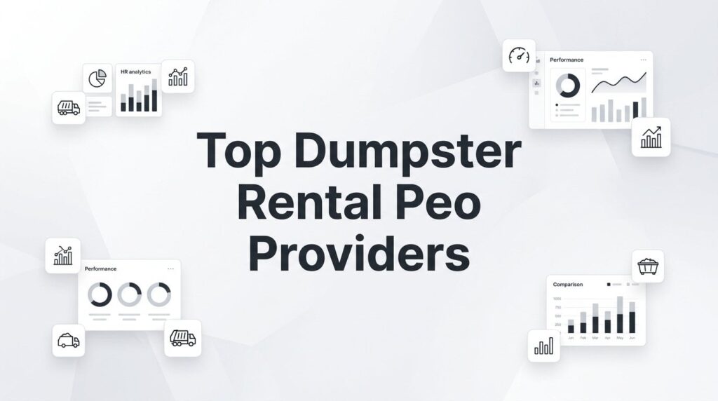 Top PEO Providers for Dumpster Rental Companies