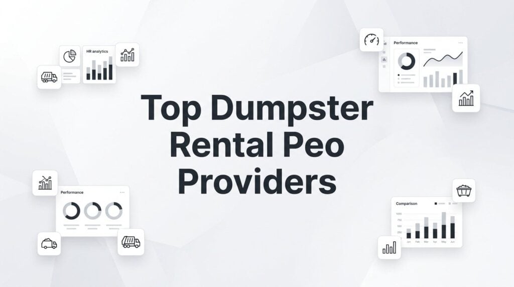 Top PEO Providers for Dumpster Rental Companies in 2026