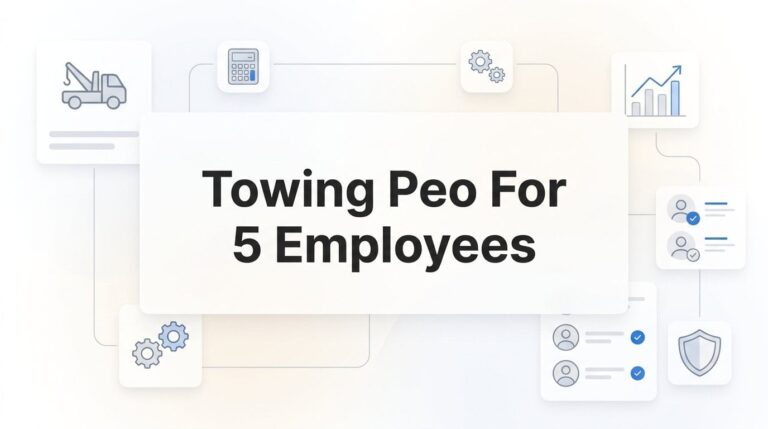 7 Smart Strategies for Towing Companies with 5 Employees to Get More from a PEO