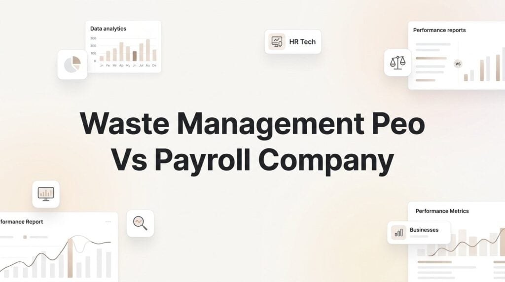 Waste Management PEO vs Payroll Company: Which Actually Makes Sense?