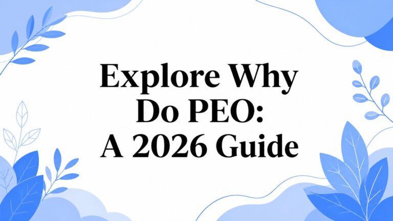 Explore Why Do PEO: A 2026 Guide