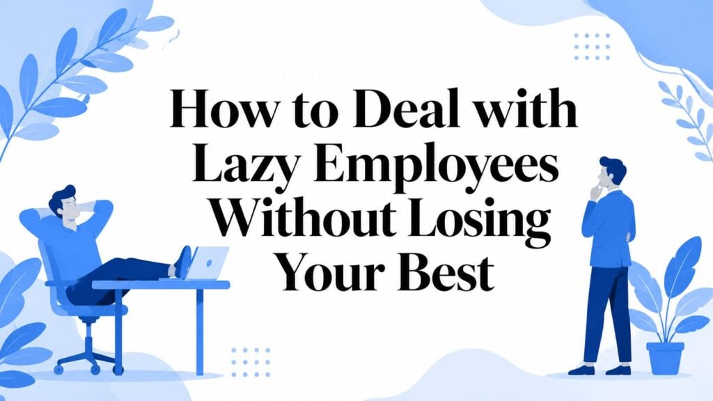 How to Deal with Lazy Employees Without Losing Your Best