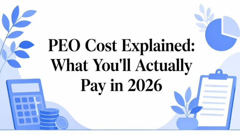 PEO Cost Explained: What You’ll Actually Pay in 2026