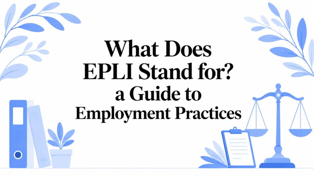 What Does EPLI Stand for? a Guide to Employment Practices